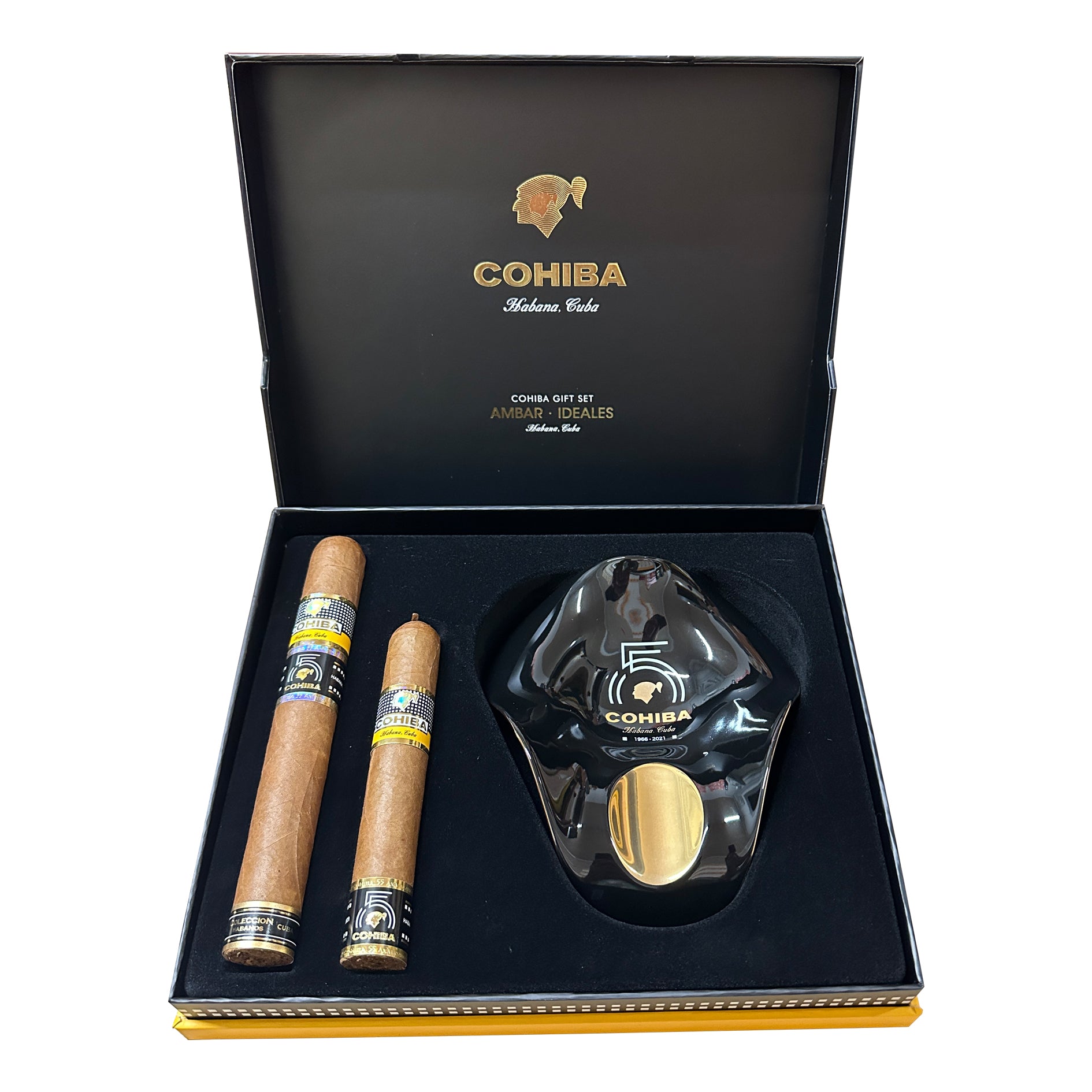 Coffret Cadeau Accessoire Cigare Cohiba 2 Pièces