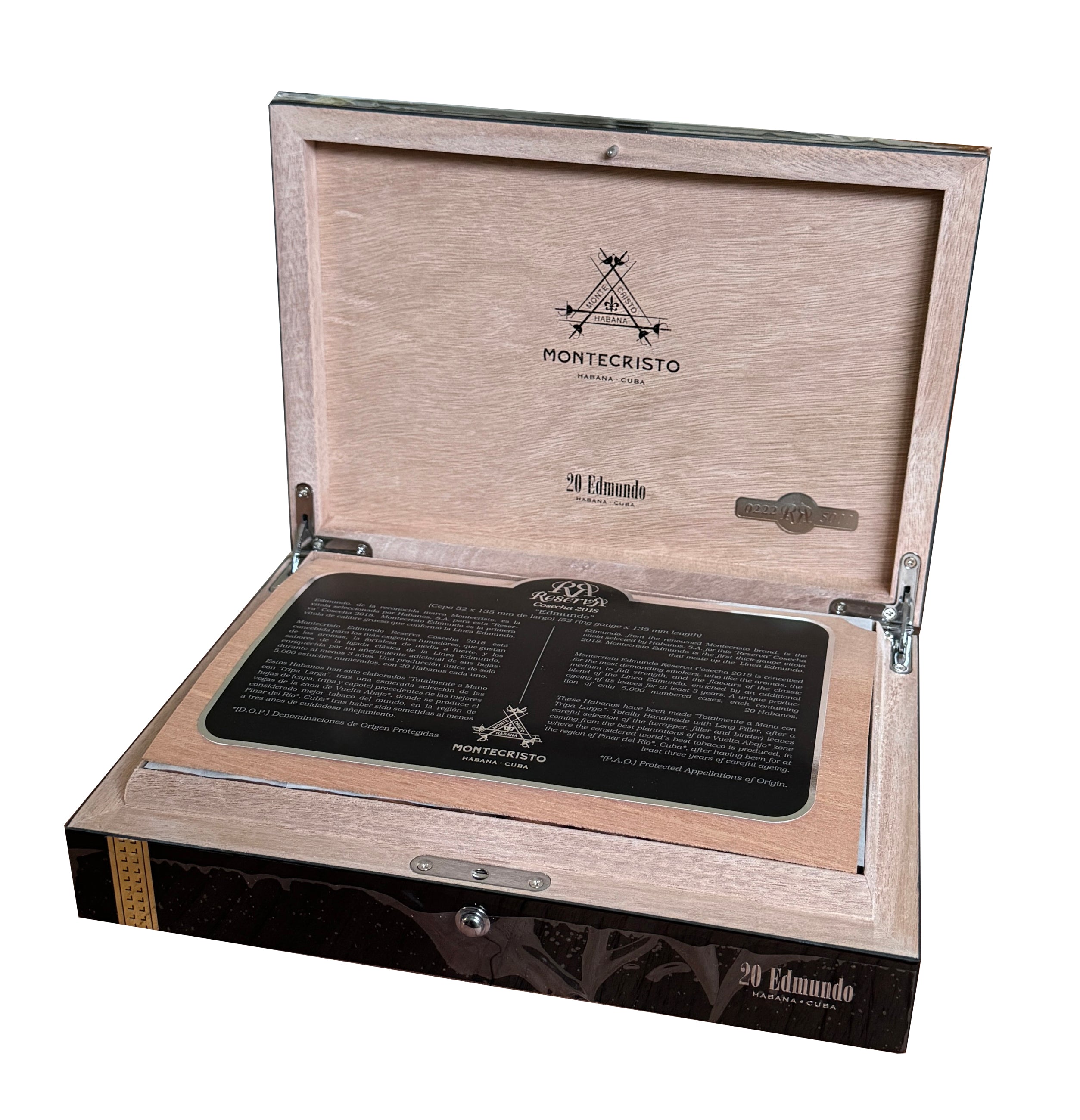 Montecristo Edmundo Cigar Reserva Cosecha 2018 - Cuban Cigars For Sale ...
